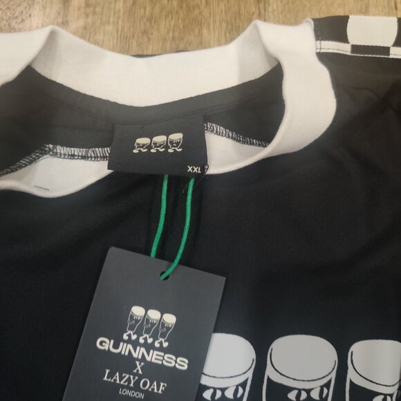 Lazy Oaf Guiness collection top size XXL New UNISEX - Picture 3 of 5